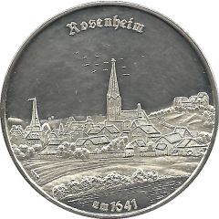 Token - Rosenheim Ansicht um 1641