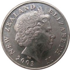10 Cents - Elizabeth II 4th portrait, non-magnetic, large type