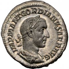 Denarius - Gordian I ROMAE AETERNAE, Roma and Victory