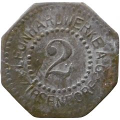 2 Pfennig - Zipsendorf Leonhardwerke A.G.