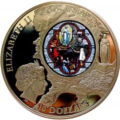 10 Dollars - Elizabeth II Lourdes
