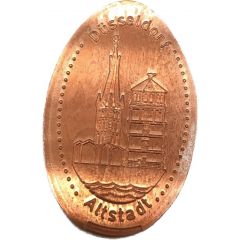 Elongated coin – Düsseldorf Altstadt