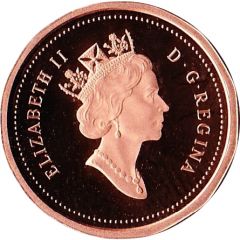 1 Cent - Elizabeth II 3rd portrait, 12 sided