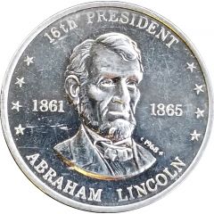 Token - Shell's Mr. President Coin Game Abraham Lincoln