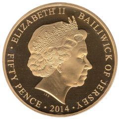 50 Pence - Elizabeth II WWI - Departing for War
