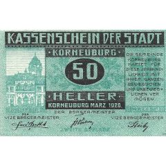 50 Heller Korneuburg