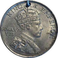 Medal - Proposed Coronation of Edward VIII 1937