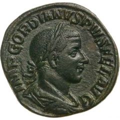 Sestertius - Gordian III P M TR P V COS II P P S C
