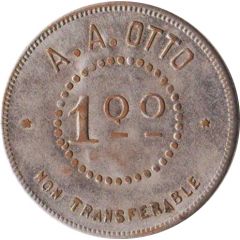 1 Dollar - A.A. Otto Lincoln, Nebraska