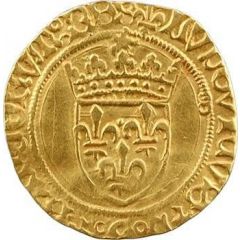 1/2 Gold Ecu with sun - Louis XII