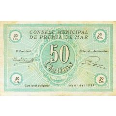 50 Céntimos Premià de Mar