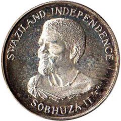 10 Cents - Sobhuza II Independence