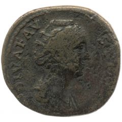 Sestertius - Faustina the Elder AETERNITAS S C, Ceres