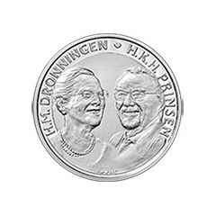 500 Kroner - Margrethe II Golden wedding anniversary