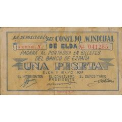 1 Peseta Elda