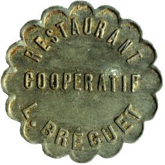 1 Franc - Restaurant L. Bréguet - Velizy-villacoublay [78]