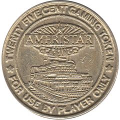 25 Cent Gaming Token - Ameristar Casino Council Bluffs, Iowa