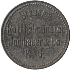 1 Liter Bier Brauerei Jodlbauer and Co K. G., Rotthalmünster