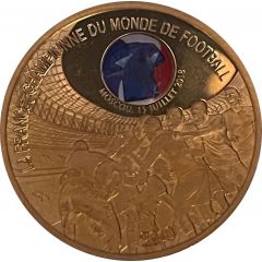 Médaille souvenir - Les succès des tricolores - La France - Championne du monde de football