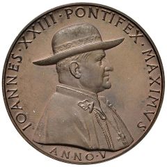 Medal - John XXIII Pilgrimage to Assisi and Loreto