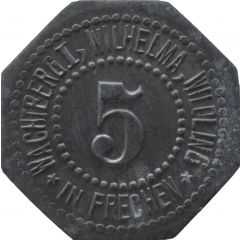 5 Pfennig - Frechen Wachtberg I, Wilhelma, Windling