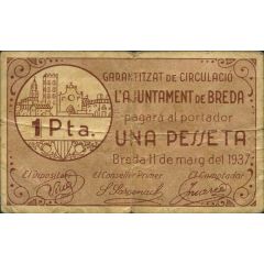 1 Peseta Breda