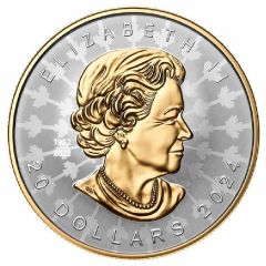 20 Dollars - Elizabeth II Super Incuse Silver Maple Leaf