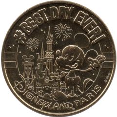 Monnaie de Paris Tourist Token - Disneyland Paris #Best Day Ever!