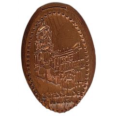 Elongated coin - Malaga cathedral