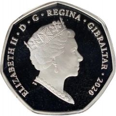 50 Pence - Elizabeth II VE-Day, Silver Proof