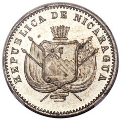 1 Centavo Copper-Nickel Piedfort