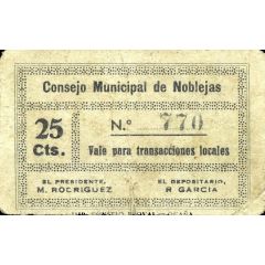 25 Céntimos Noblejas