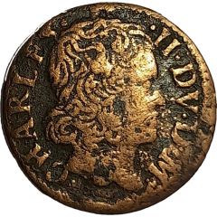 Denier Tournois - Charles II 2nd type