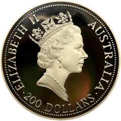 200 Dollars - Elizabeth II 3rd Portrait - Australian Nugget - Gold Bullion Coin