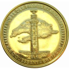Token - Gravotech Collection Europeenne Médaille Souvenir Île d`Ouessant - Phare Creach