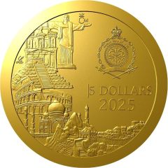 5 Dollars - Charles III Great Wall of China