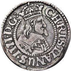 1⁄16 Reichs Thaler - Christian IV Legend type I