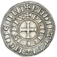 Maille tierce à l`O rond - Philippe IV dit `le bel`