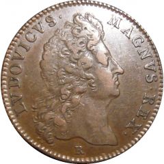 Token - Louis XIV - Trésor Royal - Rege incolumi non deerit copia