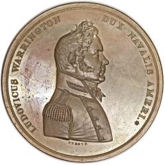 Medal - War of 1812 - Captain Lewis Warrington