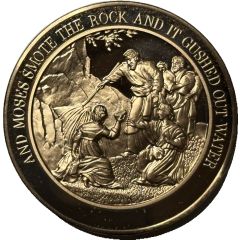 Medal - Thomason Medallic Bible Moses Smote the Rock