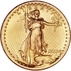 20 Dollars Saint-Gaudens - Double Eagle, No motto, Roman numerals