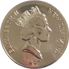 5 Dollars - Elizabeth II 3rd Portrait, Christchurch