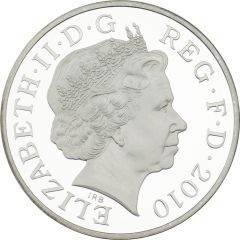 5 Pounds - Elizabeth II Restoration of the Monarchy, Platinum Piedfort