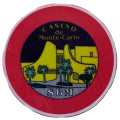 Jeton de roulette - Casino de Monte-Carlo