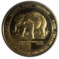 Medal - Inter-Club Numismatic Council 34th Coinarama, Omar the Elephant