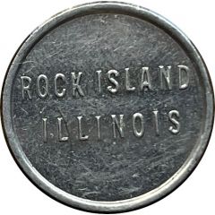 1/4 Cent - Sales Tax Token Rock Island, Illinois