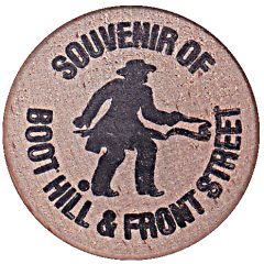 Wooden Nickel - Boot Hill and Front Street Dodge City, Kansas