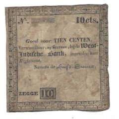 10 Centen West-Indische Bank