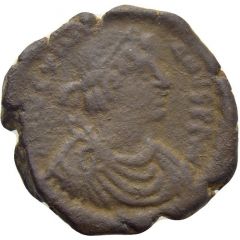 16 Nummi - Justinian I Thessalonica, Type I W K
